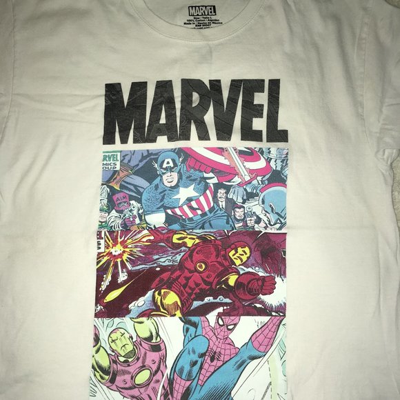 Vintage Official Marvel Comics T-Shirt Large - Picture 1 of 1
